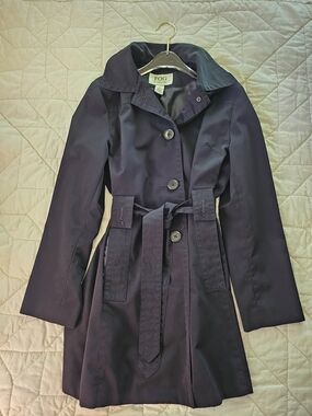 FOG by London Fog Black Trench Coat- Size M